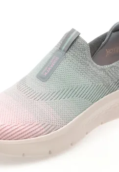Pantofi sport SKECHERS gri, GO WALK FLEX, din material textil imagine