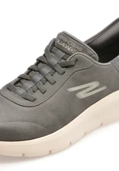 Pantofi sport SKECHERS gri, GO WALK FLEX, din material textil imagine