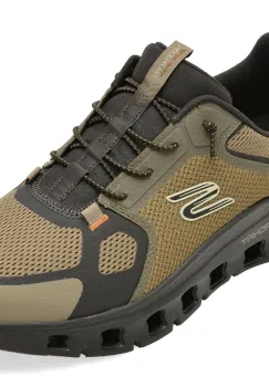 Pantofi sport SKECHERS kaki, 233113, din material textil imagine