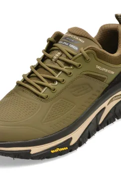 Pantofi sport SKECHERS kaki, 237333, din piele naturala imagine