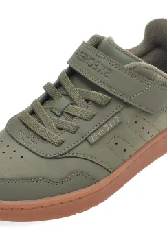 Pantofi sport SKECHERS kaki, 418028L, din piele ecologica imagine