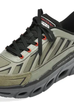 Pantofi sport SKECHERS kaki, RELAXED-FIT GLIDE-STEP, din material textil imagine