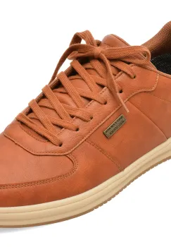 Pantofi sport SKECHERS maro, 211459, din piele ecologica imagine