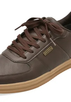 Pantofi sport SKECHERS maro, 211459, din piele ecologica imagine