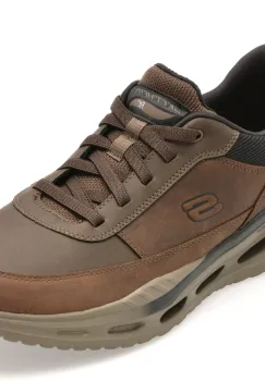Pantofi sport SKECHERS maro, ARCH FIT ORVAN, din piele naturala imagine
