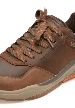 Pantofi sport SKECHERS maro, BENAGO, din piele naturala imagine