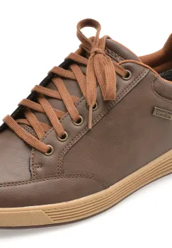 Pantofi sport SKECHERS maro, CAVELL, din piele ecologica imagine
