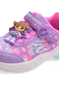Pantofi sport SKECHERS mov, SNUGGLE SNEAKS, din material textil imagine