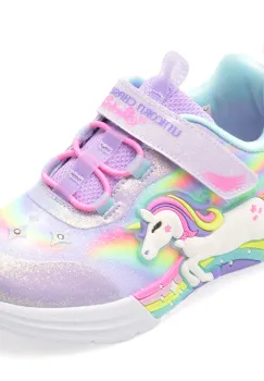 Pantofi sport SKECHERS mov, UNICORN CHASER, din piele ecologica imagine