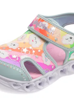 Pantofi sport SKECHERS multicolor, HEART LIGHTS, din material textil imagine