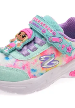 Pantofi sport SKECHERS multicolor, SNUGGLE SNEAKS, din material textil imagine