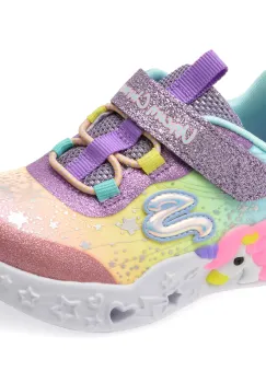 Pantofi sport SKECHERS multicolor, UNICORN CHARMER, din material textil imagine