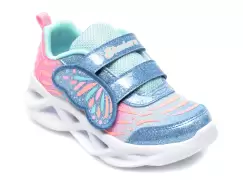 Pantofi sport SKECHERS multicolori, TWISTY BRIGHTS, din material textil