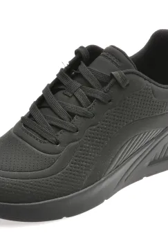 Pantofi sport SKECHERS negri, 117151, din piele ecologica imagine