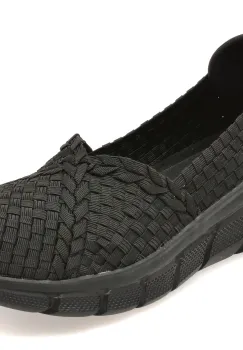 Pantofi sport SKECHERS negri, 117323, din material textil imagine