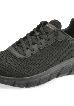 Pantofi sport SKECHERS negri, 117346, din material textil imagine