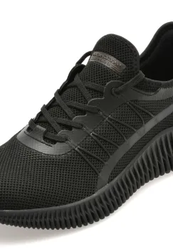 Pantofi sport SKECHERS negri, 117417, din material textil imagine