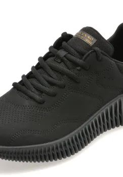 Pantofi sport SKECHERS negri, 117422, din piele ecologica imagine