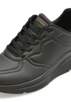 Pantofi sport SKECHERS negri, 117560, din piele ecologica imagine