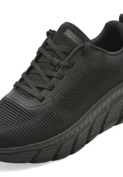 Pantofi sport SKECHERS negri, 118360, din material textil imagine