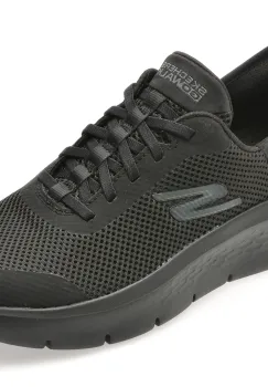 Pantofi sport SKECHERS negri, 124836, din material textil imagine