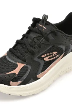 Pantofi sport SKECHERS negri, 150332, din material textil imagine