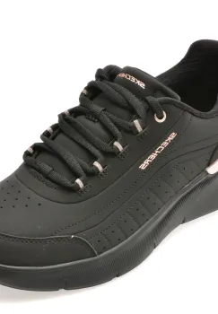Pantofi sport SKECHERS negri, 150373, din piele ecologica imagine