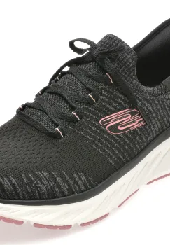 Pantofi sport SKECHERS negri, 150470, din material textil imagine
