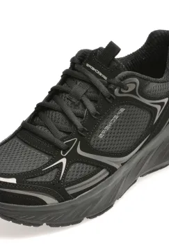 Pantofi sport SKECHERS negri, 150475, din material textil imagine