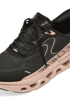 Pantofi sport SKECHERS negri, 150514, din material textil imagine