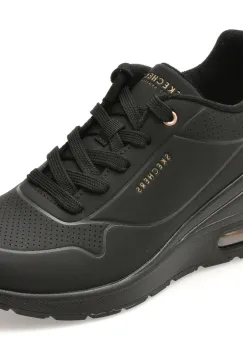 Pantofi sport SKECHERS negri, 155401, din piele ecologica imagine