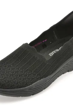 Pantofi sport SKECHERS negri, 158980, din material textil imagine