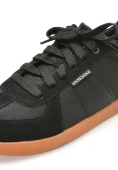 Pantofi sport SKECHERS negri, 210960, din material textil imagine