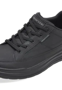 Pantofi sport SKECHERS negri, 211394, din piele ecologica imagine