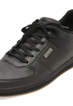 Pantofi sport SKECHERS negri, 211459, din piele ecologica imagine