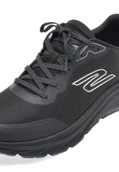 Pantofi sport SKECHERS negri, 221266, din material textil imagine