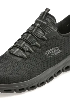 Pantofi sport SKECHERS negri, 233010, din material textil imagine