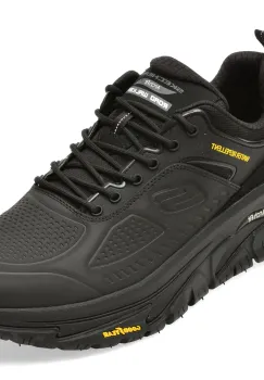 Pantofi sport SKECHERS negri, 237333, din piele naturala imagine