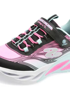 Pantofi sport SKECHERS negri, 303712L, din material textil imagine