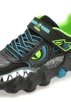 Pantofi sport SKECHERS negri, 400121L, din material textil imagine