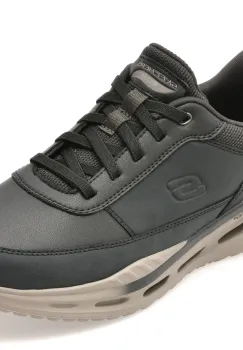 Pantofi sport SKECHERS negri, ARCH FIT ORVAN , din piele naturala imagine