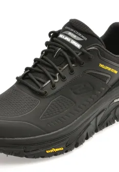 Pantofi sport SKECHERS negri, ARCH FIT ROAD WALKER, din piele naturala imagine