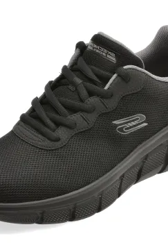 Pantofi sport SKECHERS negri, BOBS B FLEX, din material textil imagine