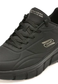 Pantofi sport SKECHERS negri, BOBS B FLEX, din piele ecologica imagine
