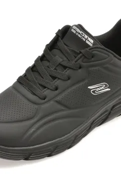 Pantofi sport SKECHERS negri, BOBS B FLEX LO, din piele ecologica imagine