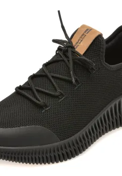 Pantofi sport SKECHERS negri, BOBS GEO, din material textil imagine