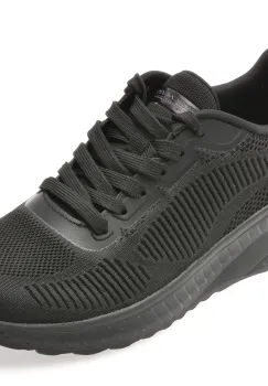 Pantofi sport SKECHERS negri, BOBS SQUAD CHAOS, din material textil imagine