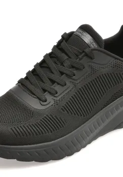 Pantofi sport SKECHERS negri, BOBS SQUAD CHAOS, din material textil imagine