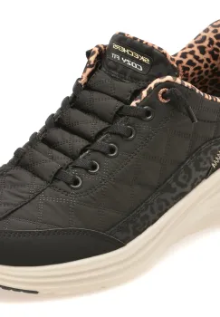 Pantofi sport SKECHERS negri, CONTOUR FOAM, din material textil imagine