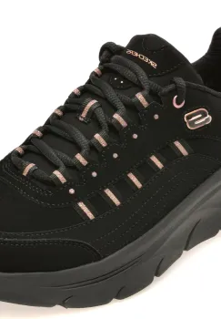 Pantofi sport SKECHERS negri, D LUX WALKER 2.0, din piele ecologica imagine
